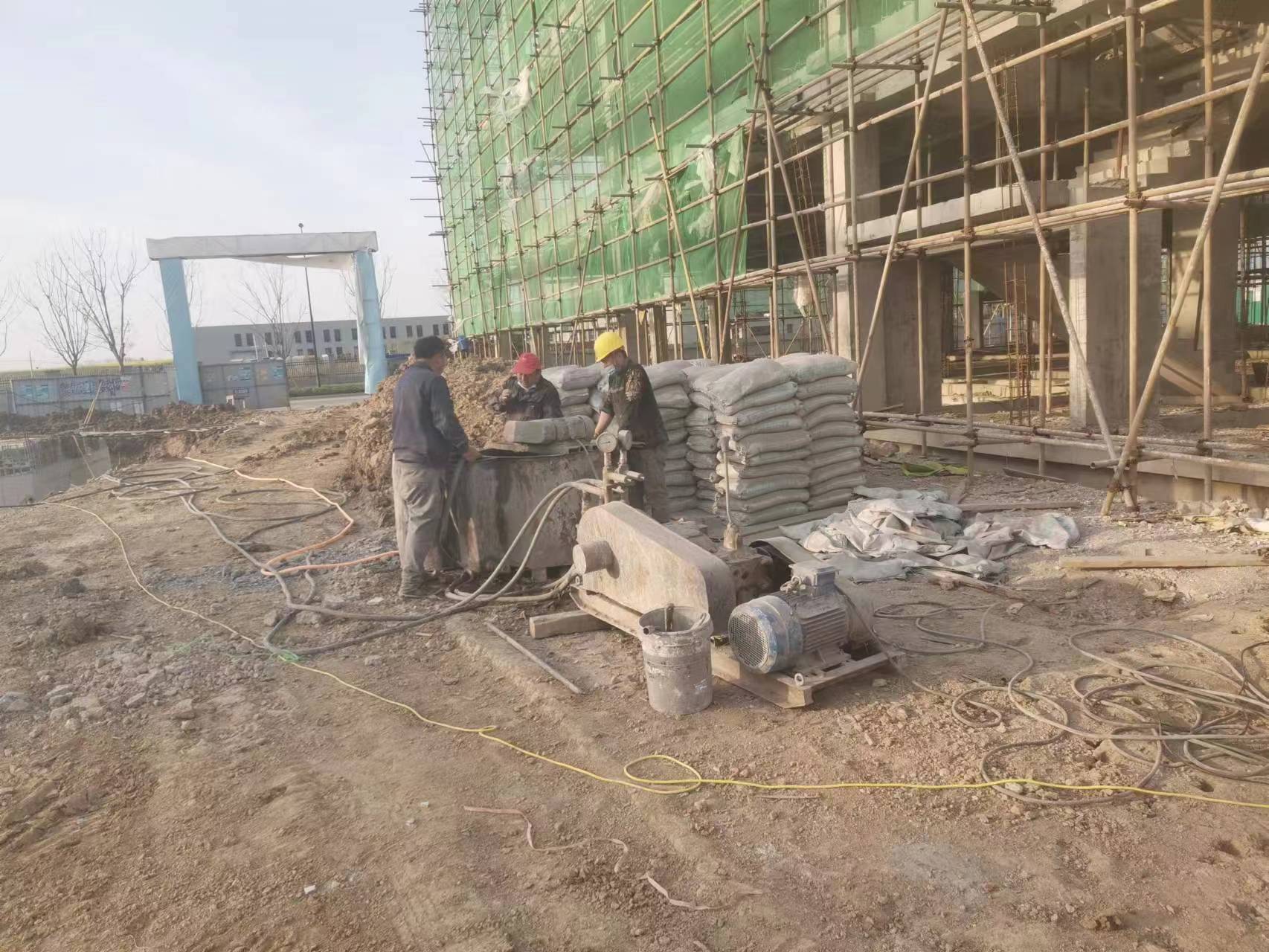 西陵别墅下沉注浆